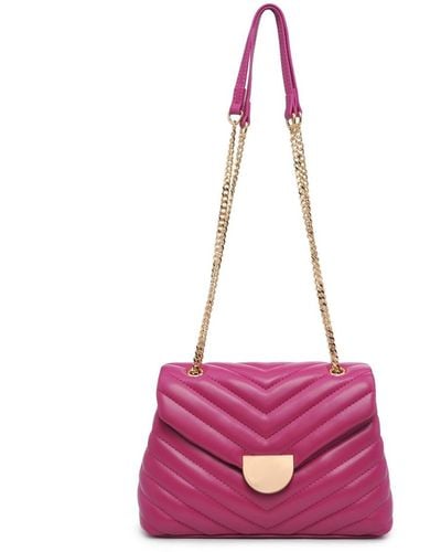 Moda Luxe Nora Small Crossbody Bag - Pink