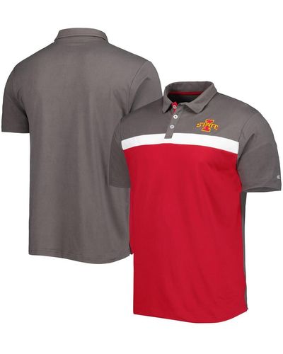 Colosseum Athletics Iowa State Cyclones Two Yutes Polo Shirt - Red