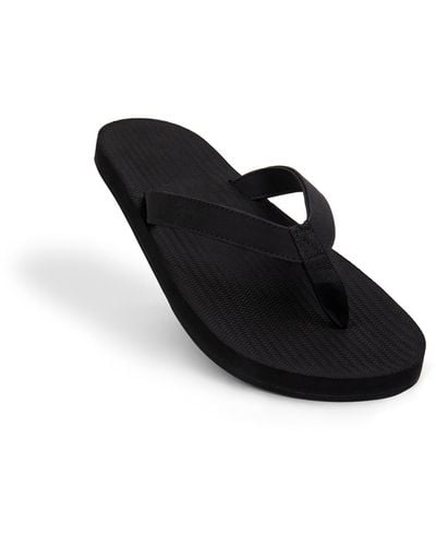 indosole Flip Flops - Black