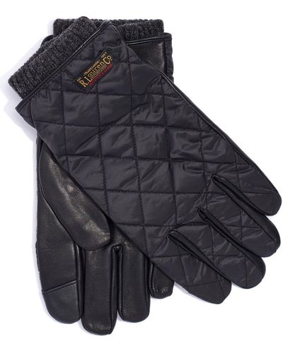 Polo Ralph Lauren Touch Quilted Field Gloves - Black