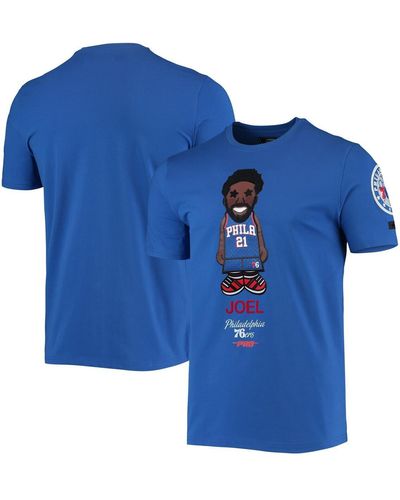 Pro Standard Joel Embiid Philadelphia 76ers Caricature T-shirt - Blue