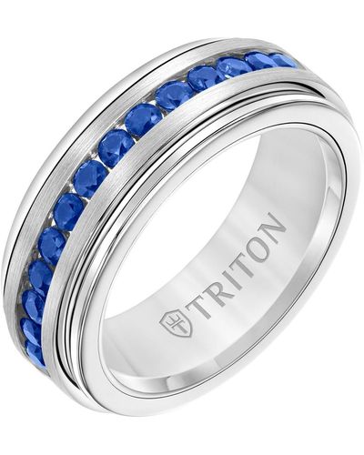 Triton Sapphire Wedding Band (1-1/2 Ct. T.w. - Blue