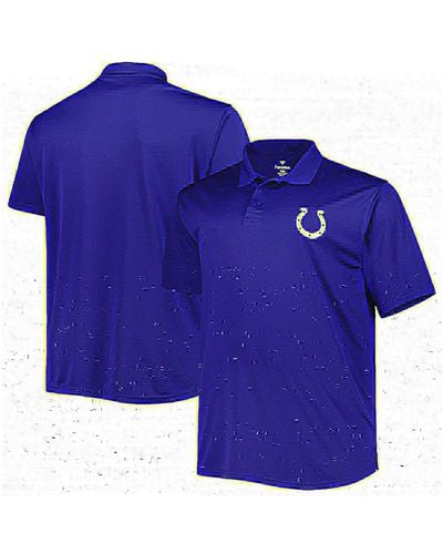 Men's Antigua Royal Los Angeles Rams Vivid Polo