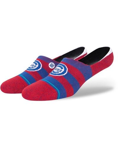 Stance And Chicago Cubs Twist No-show Socks - Red