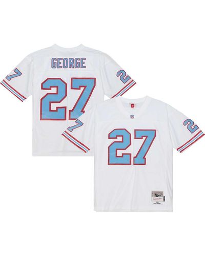 Mitchell & Ness Eddie George Tennessee Oilers Legacy Replica Jersey - White