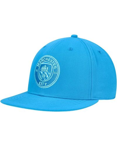 Fan Ink Sky Manchester City Palette Snapback Hat - Blue