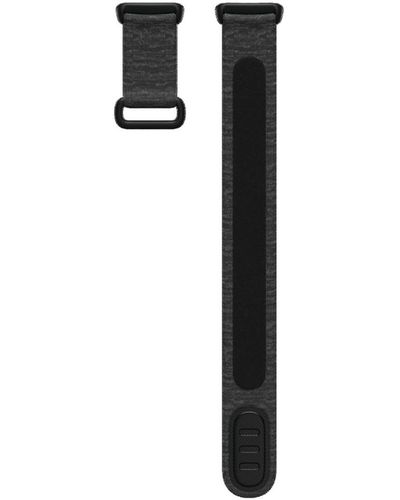 Fitbit Charge 5 Nylon And Polyester Hook And Loop Band - Black