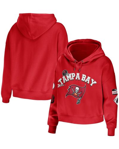 Tampa Bay Buccaneers WEAR by Erin Andrews Women's Waffle Knit Long Sleeve T- Shirt & Shorts