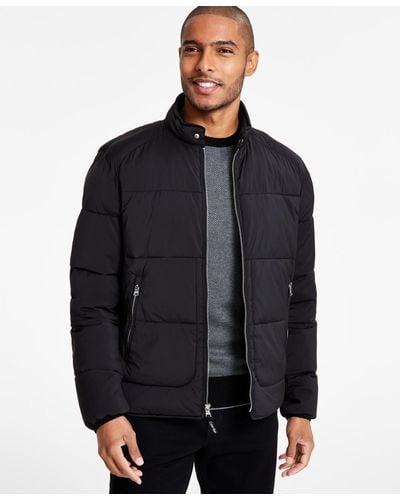 Calvin klein mid deals weight down jacket black