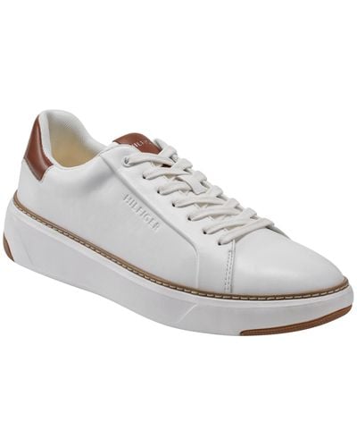 Tommy Hilfiger Hines Lace Up Casual Sneakers - White