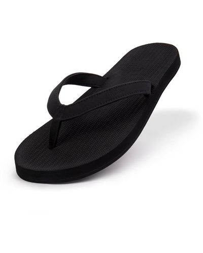 indosole Flip Flops - Black