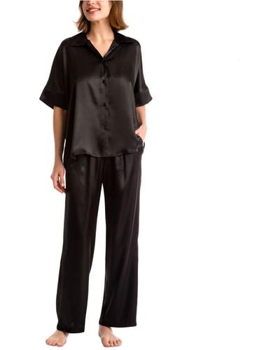 Black Linea Donatella Nightwear and sleepwear for Women | Lyst