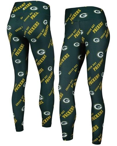 Concepts Sport Bay Packers Breakthrough Allover Print leggings - Green