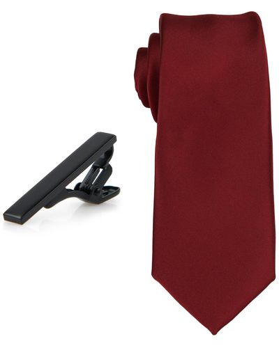 Con.struct Solid Tie & 1-1/2" Tie Bar Set - Red