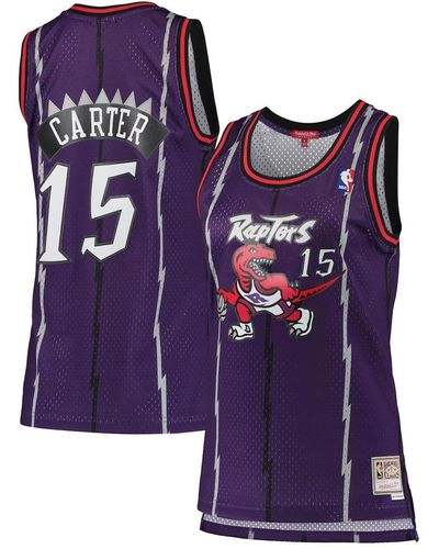 Mitchell & Ness Vince Carter Toronto Raptors 1998-99 Hardwood Classics Swingman Jersey - Purple