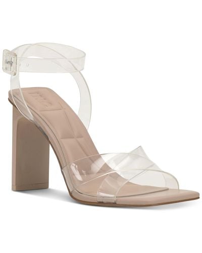 INC International Concepts Averna Ankle-strap Dress Sandals - White