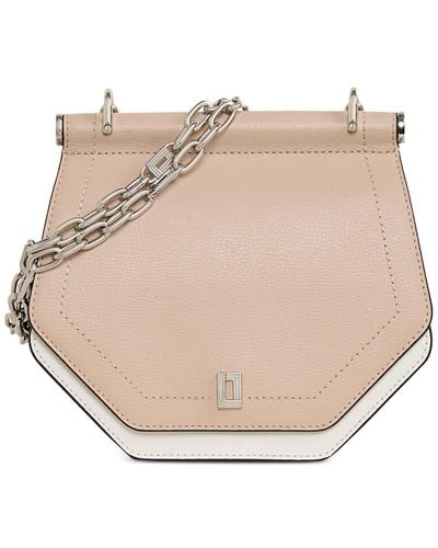 Karl Lagerfeld Rue Small Leather Crossbody - Natural