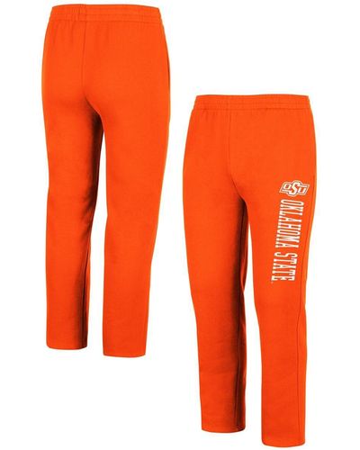 Colosseum Athletics Oklahoma State Cowboys Fleece Pants - Orange