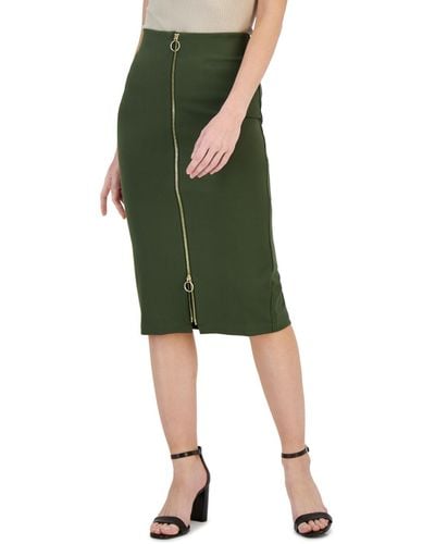 Hdhdeueh Women Mid-Length Pencil Skirt Shirring Wrapped High Waist Zip Up  Back Split Office Skirts Apricot S : Amazon.co.uk: Fashion