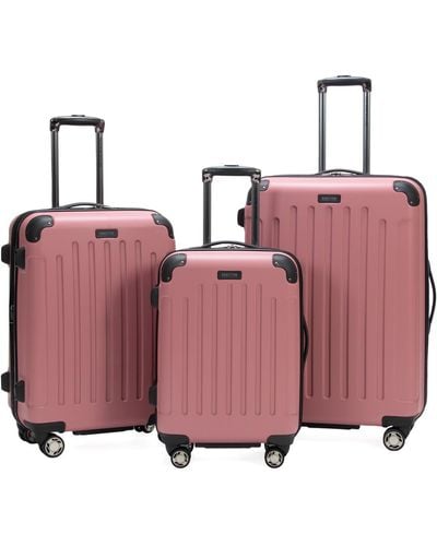 Kenneth Cole Renegade 3-pc. Hardside Expandable Spinner luggage Set - Pink