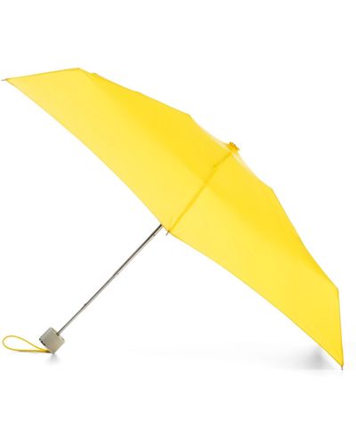 Totes Water Repellent Mini Folding Umbrella - Yellow