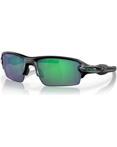 Oakley Polarized Low Bridge Fit Sunglasses - Green
