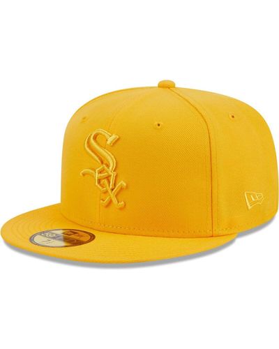 KTZ Chicago White Sox Color Pack 59fifty Fitted Hat - Yellow