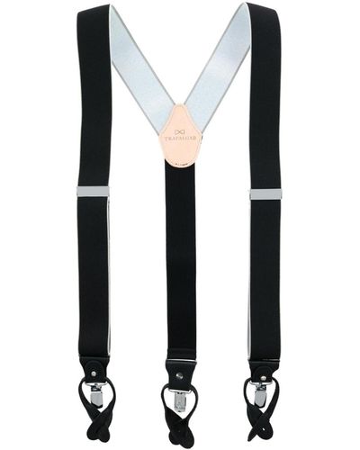 Trafalgar Maddox 35mm Convertible Suspenders - Black