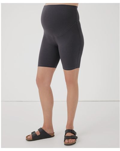 Pact Maternity On The Go-to Bike Short - Blue