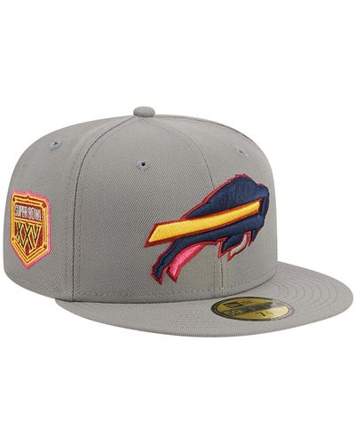 KTZ Buffalo Bills Color Pack 59fifty Fitted Hat - Gray