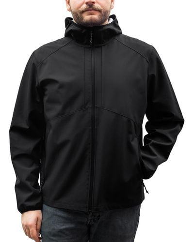 Hawke & Co. Jersey Lined Soft Shell Jacket - Black