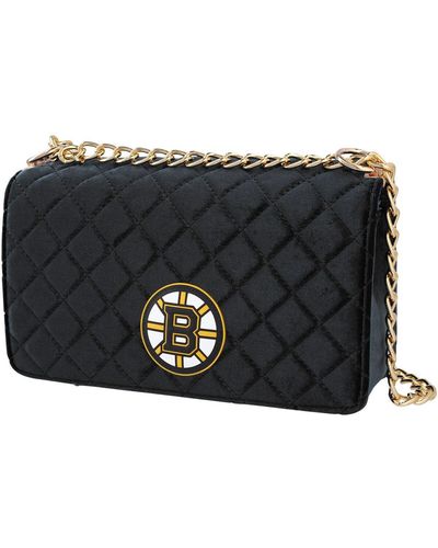 Cuce Boston Bruins Velvet Team Color Bag - Black