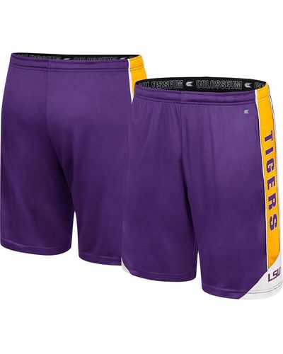 Colosseum Athletics Lsu Tigers Haller Shorts - Purple