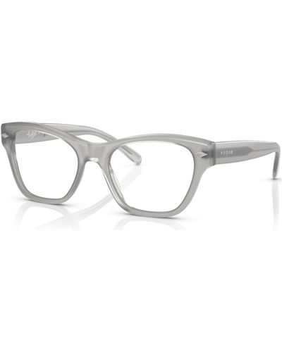 Vogue Eyewear Cat Eye Eyeglasses - Metallic