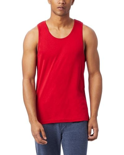 Alternative Apparel Big And Tall Go-to Tank Top - Red