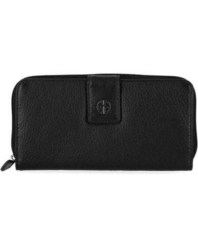 Giani Bernini Softy Leather All In One Wallet - Black