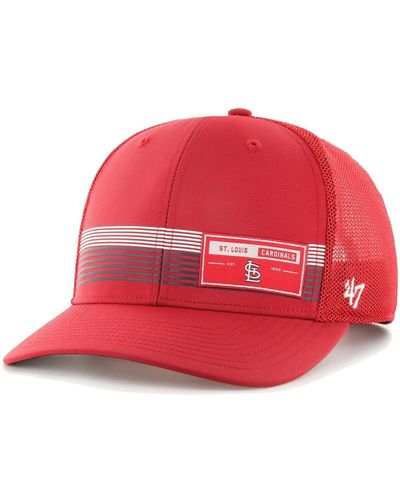 '47 St. Louis Cardinals Rangefinder Brrr Trucker Adjustable Hat - Red