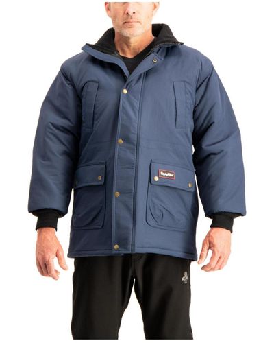 Refrigiwear Chillbreaker Lightweight Insulated Parka Jacket Workwear Coat - Blue