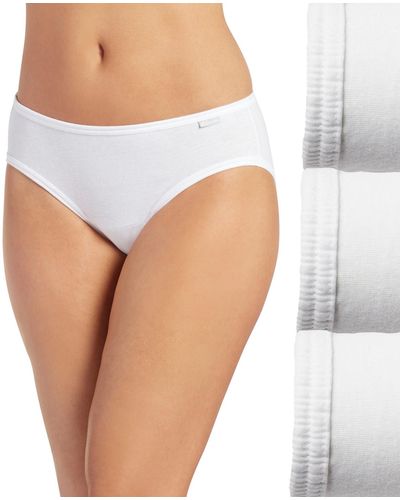 Jockey Elance Bikini Underwear 3 Pack 1489 - White
