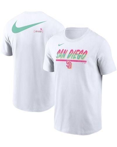 Nike San Diego Padres 2-hit Speed City Connect T-shirt - White