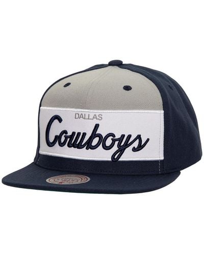 Mitchell & Ness Dallas Cowboys Retro Sport Snapback Hat - Blue