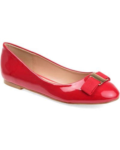 Journee Collection Kim Flats - Red