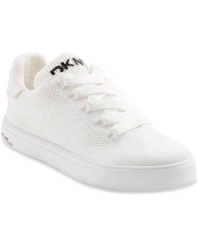 DKNY Abeni Lace-up Low-top Sneakers - White