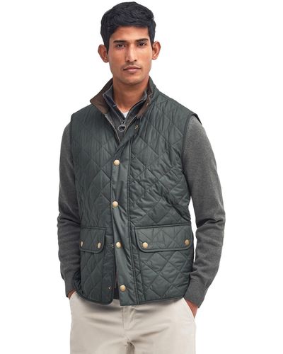 Barbour Lowerdale Quilted Vest - Gray