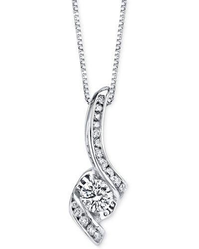 Sirena Diamond Pendant Necklace (3/8 Ct. T.w. - White