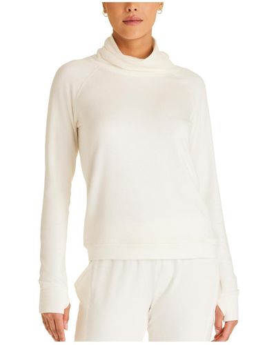 Alala Fleece Pullover Sweatshirt - White