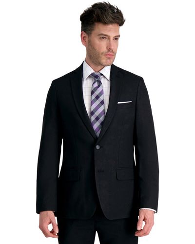 Haggar Smart Wash Slim Fit Suit Separates Jackets - Black