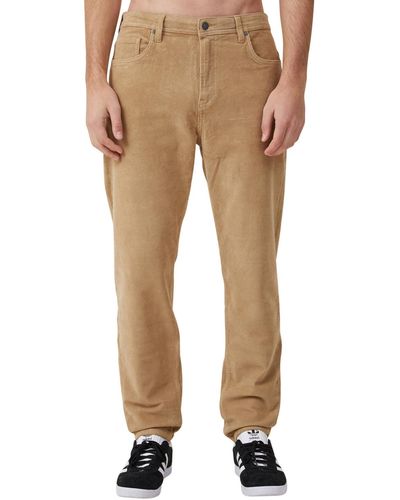 Cotton On Relaxed Fit Tapered Jeans - Natural