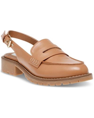 DV by Dolce Vita Cabo Slingback Tailored Loafers - Brown