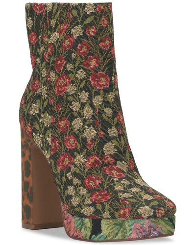 Jessica Simpson Vilatta Platform Dress Booties - Multicolor